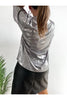 Women's Casual Hot Stamping Round Neck T-shirt